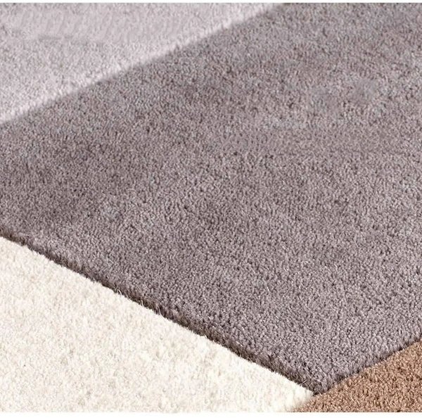Handmade Modern Design Woollen Carpets For Living Room - multi, 5x8
