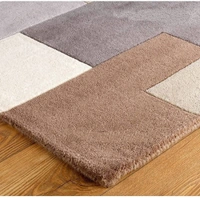 Handmade Modern Design Woollen Carpets For Living Room - multi, 5x8