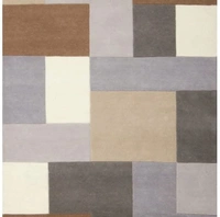 Handmade Modern Design Woollen Carpets For Living Room - multi, 5x8