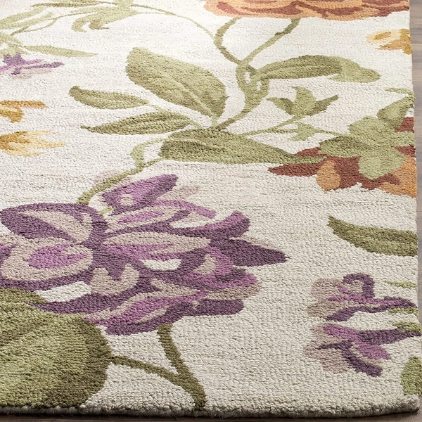 Handmade Modern Design Woollen Carpets For Living Room - beige, 5x8