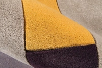 Handmade Modern Design Woollen Carpets For Living Room - multi, 5x8