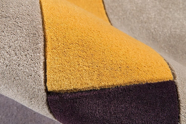 Handmade Modern Design Woollen Carpets For Living Room - multi, 5x8