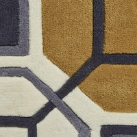 Handmade Modern Design Woollen Carpets For Living Room - multi, 5x8