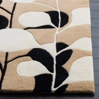 Handmade Modern Design Woollen Carpets For Living Room - multi, 5x8