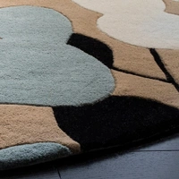Handmade Modern Design Woollen Carpets For Living Room - multi, 5x8
