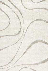 Handmade Modern Design Shaggy, Soft Carpets For Living Room. - beige multi, 5x8