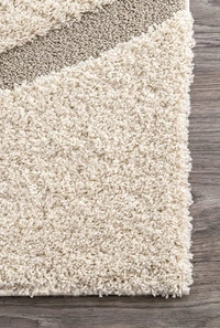 Handmade Modern Design Shaggy, Soft Carpets For Living Room. - beige multi, 5x8