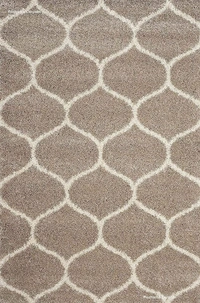 Handmade Modern Design Shaggy, Soft Carpets For Living Room. - beige, 5x8