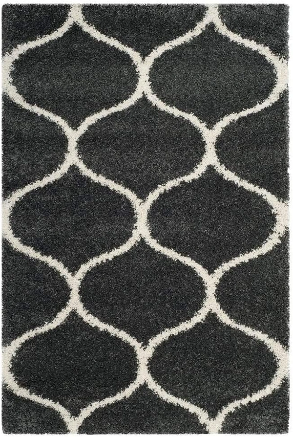 Handmade Modern Design Shaggy, Soft Carpets For Living Room. - grey, 5x8