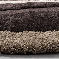 Handmade Modern Design Shaggy, Soft Carpets For Living Room. - brown, 5x8