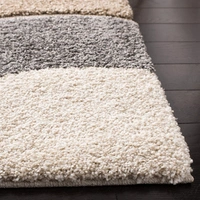 Handmade Modern Design Shaggy, Soft Carpets For Living Room. - multi, 5x8