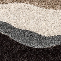 Handmade Modern Design Shaggy, Soft Carpets For Living Room. - multi, 5x8