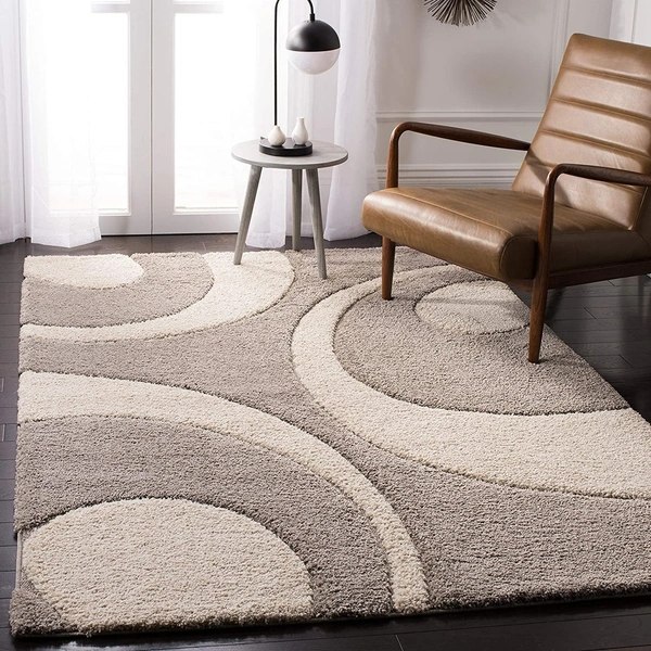 Handmade Modern Design Shaggy, Soft Carpets For Living Room. - multi, 5x8