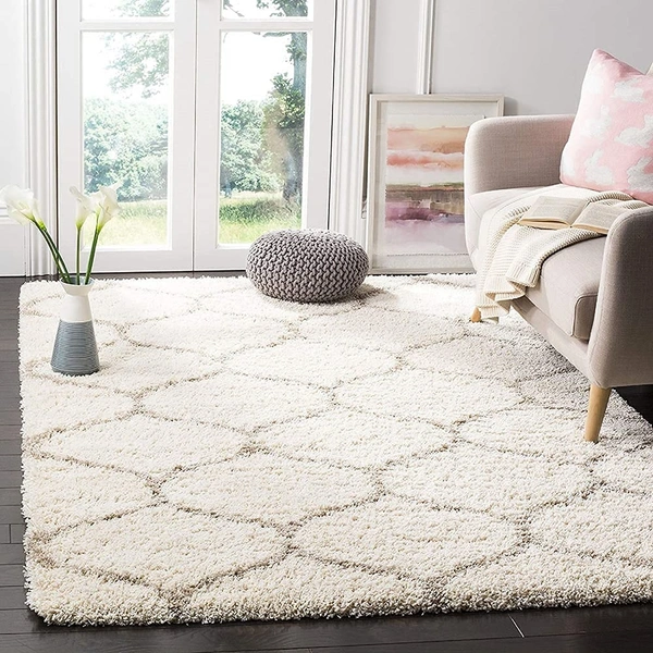 Handmade Modern Design Shaggy, Soft Carpets For Living Room. - multi, 5x8