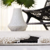 Handmade Modern Design Shaggy, Soft Carpets For Living Room. - multi, 5x8
