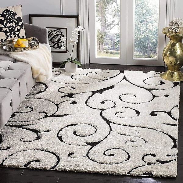 Handmade Modern Design Shaggy, Soft Carpets For Living Room. - multi, 5x8