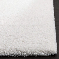 Handmade Modern Design Shaggy, Soft Carpets For Living Room. - White, 5x8