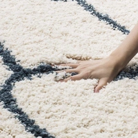 Handmade Modern Design Shaggy, Soft Carpets For Living Room. - multi, 5x8