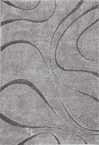 Handmade Modern Design Shaggy, Soft Carpets For Living Room. - grey, 5x8