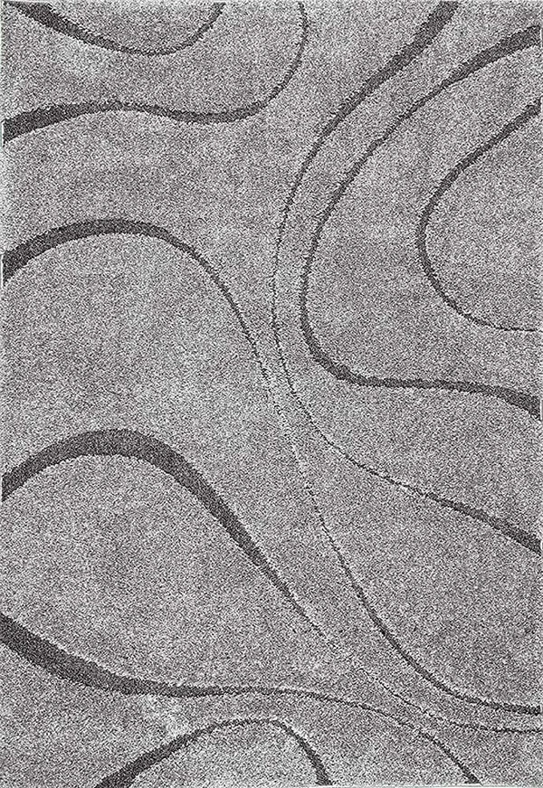 Handmade Modern Design Shaggy, Soft Carpets For Living Room. - grey, 5x8