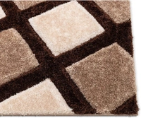 Handmade Modern Design Shaggy, Soft Carpets For Living Room. - multi, 5x8