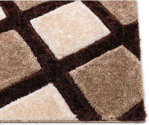 Handmade Modern Design Shaggy, Soft Carpets For Living Room. - multi, 5x8