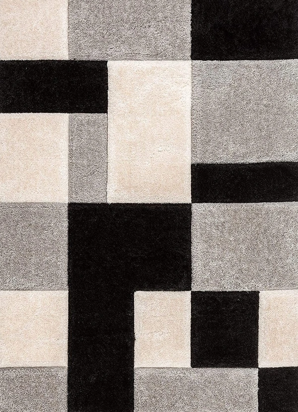 Handmade Modern Design Shaggy, Soft Carpets For Living Room. - multi, 5x8
