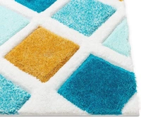 Handmade Modern Design Shaggy, Soft Carpets For Living Room. - Heliotrope, 5x8