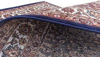 Home Decor Kashmiri Designs Carpets For Living Room - Dark Blue, 5x8