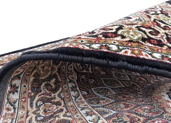 Home Decor Kashmiri Designs Carpets For Living Room - Black, 5x8