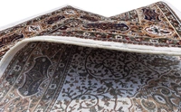 Home Decor Kashmiri Designs Carpets For Living Room - White, 5x8