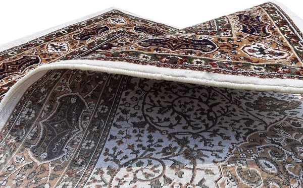 Home Decor Kashmiri Designs Carpets For Living Room - White, 5x8