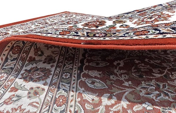Home Decor Kashmiri Designs Carpets For Living Room - red, 5x8