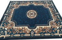 Carpets Concord Carved Embossed Most Elegant Carpet for Living Room - super blue, 5x7