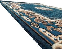 Carpets Concord Carved Embossed Most Elegant Carpet for Living Room - super blue, 5x7