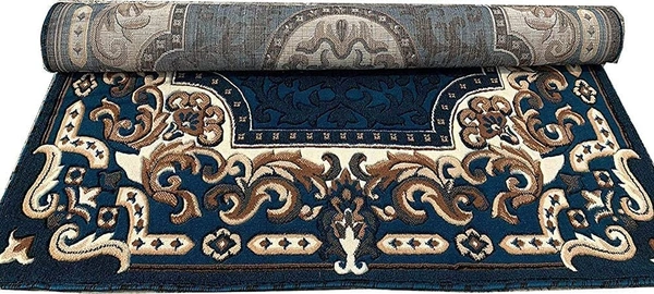 Carpets Concord Carved Embossed Most Elegant Carpet for Living Room - super blue, 5x7