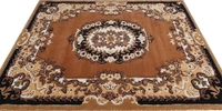 Carpets Concord Carved Embossed Most Elegant Carpet for Living Room - gold, 5x7