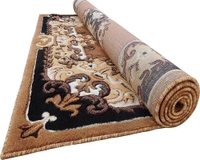 Carpets Concord Carved Embossed Most Elegant Carpet for Living Room - gold, 5x7