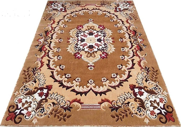 Carpets Concord Carved Embossed Most Elegant Carpet for Living Room - gold, 5x7