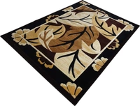 Carpets Concord Carved Embossed Most Elegant Carpet for Living Room - brown, 5x7
