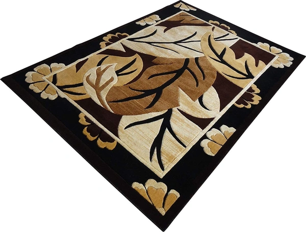 Carpets Concord Carved Embossed Most Elegant Carpet for Living Room - brown, 5x7