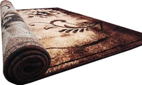 Carpets Concord Carved Embossed Most Elegant Carpet for Living Room - brown, 5x7