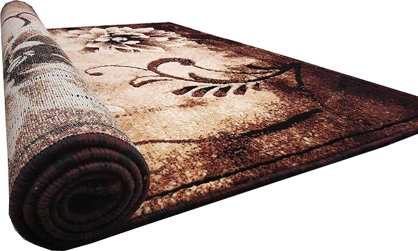 Carpets Concord Carved Embossed Most Elegant Carpet for Living Room - brown, 5x7