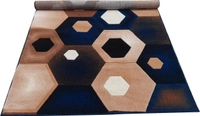 Carpets Concord Carved Embossed Most Elegant Carpet for Living Room - blue, 5x7