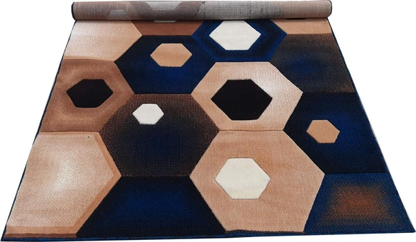 Carpets Concord Carved Embossed Most Elegant Carpet for Living Room - blue, 5x7