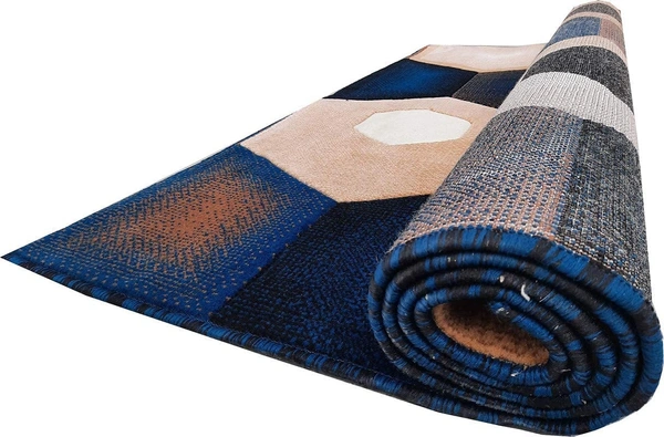 Carpets Concord Carved Embossed Most Elegant Carpet for Living Room - blue, 5x7