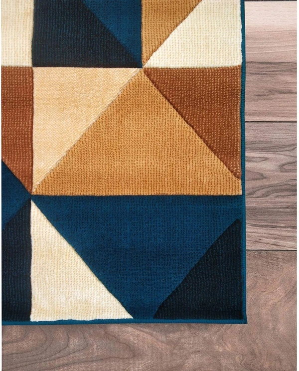 Carpets Concord Carved Embossed Most Elegant Carpet for Living Room - blue, 5x7