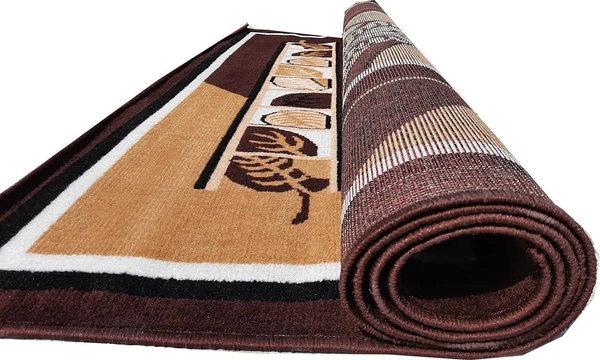 Carpets Super Soft Acrylic Touch Kalin & Rugs Royal Look Carpet |for Bedroom| Living Room - brown, 5x7