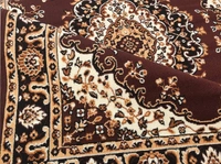 Carpets Super Soft Acrylic Touch Kalin & Rugs Royal Look Carpet |for Bedroom| Living Room - brown, 5x7