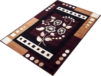 Carpets Super Soft Acrylic Touch Kalin & Rugs Royal Look Carpet |for Bedroom| Living Room - Black, 5x7